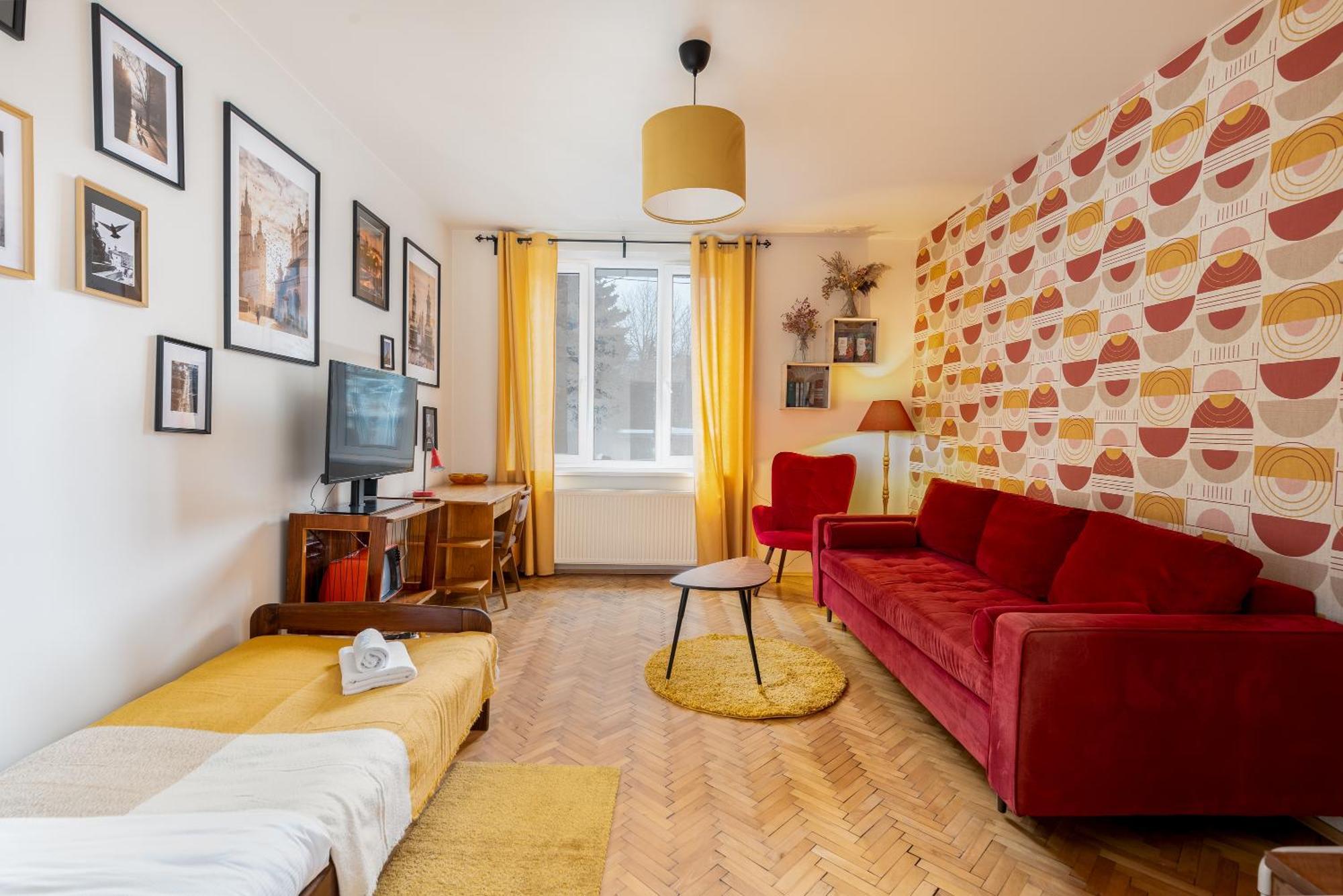 Raciborskiego Red Apartment Krakau